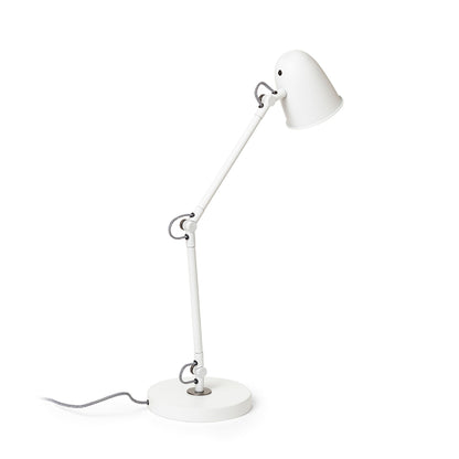 RENDL table lamp DANNY table white matt nickel 230V LED E14 5W R14187 4