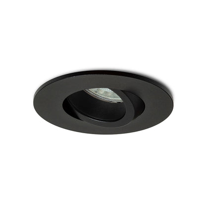 RENDL recessed light GALO R recessed black 230V LED GU10 9W IP65 R14224 5