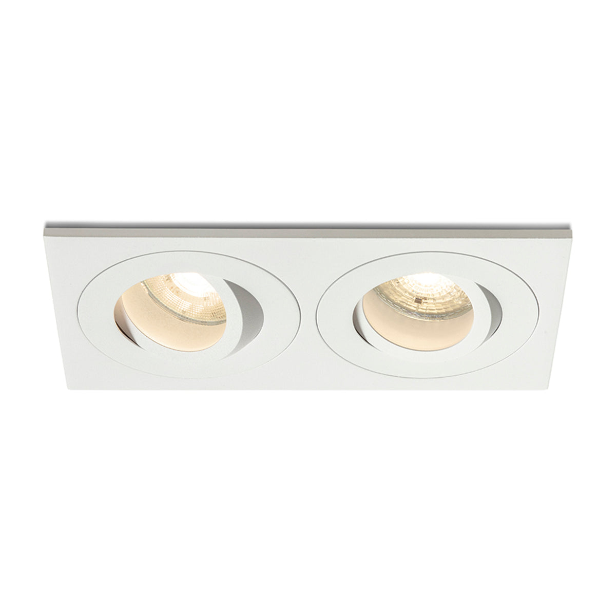 RENDL recessed light GALO II recessed white 230V LED GU10 9W IP65 R14225 1