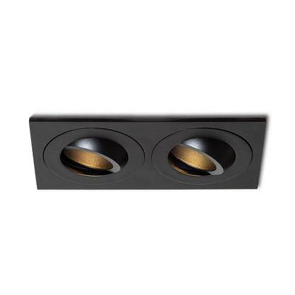 RENDL recessed light GALO II recessed black 230V LED GU10 9W IP65 R14226 2