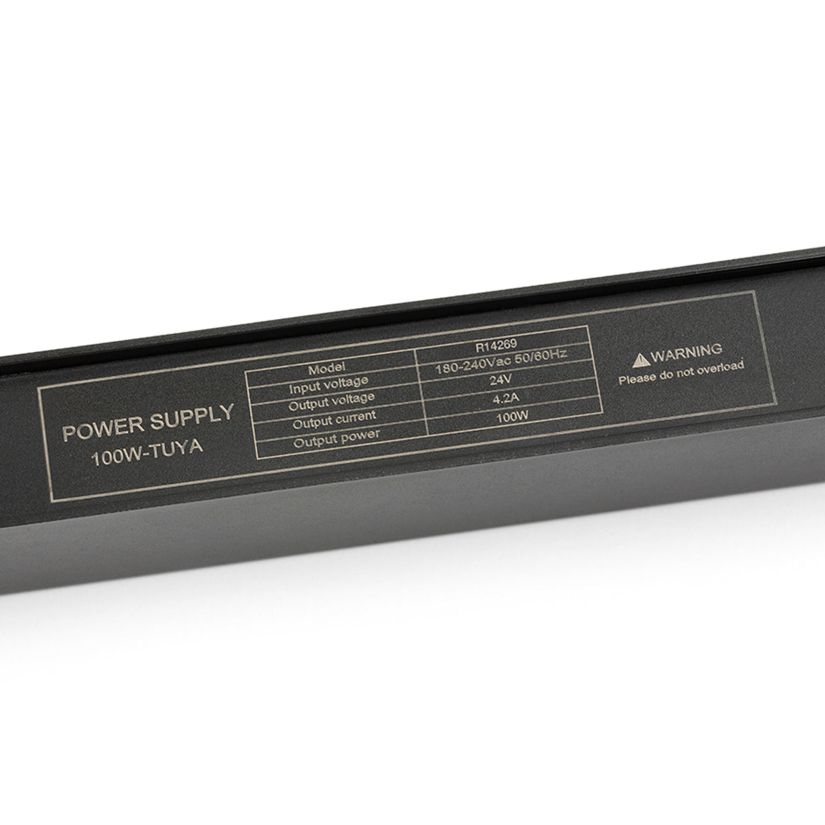 RENDL Ultra-thin track system VEGA TUYA DIMM driver black 230V/24= 100W R14269 4