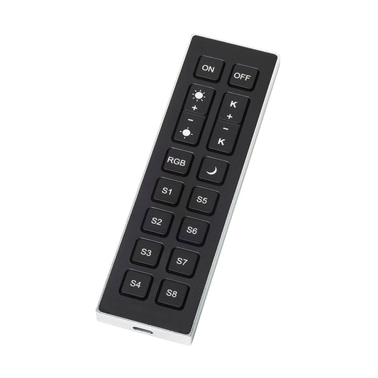 RENDL Ultra-thin track system VEGA TUYA remote control black/silver grey   R14271 1