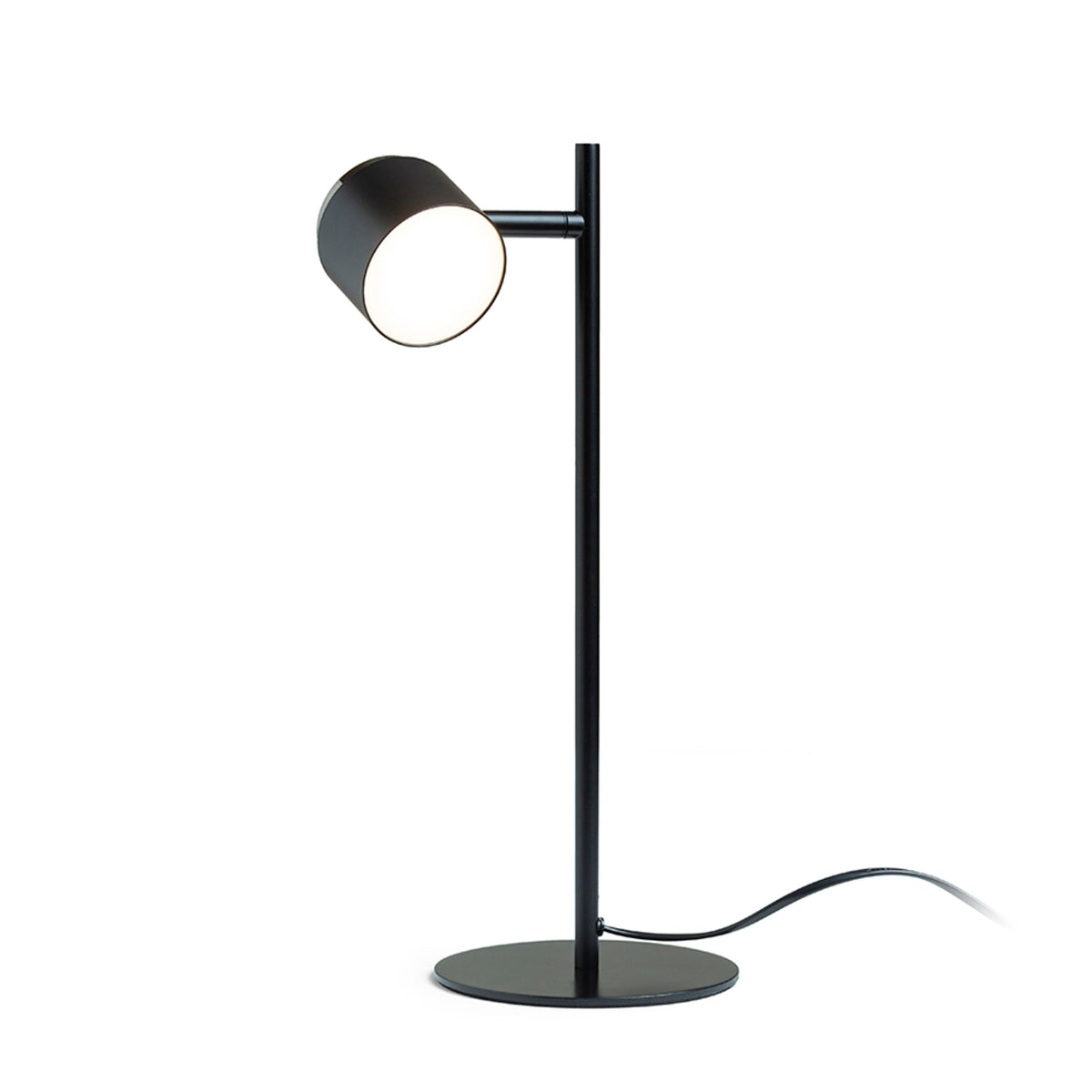 RENDL table lamp NOVA table black chrome/frosted acrylic 230V LED 4.2W 3000K R14275 3
