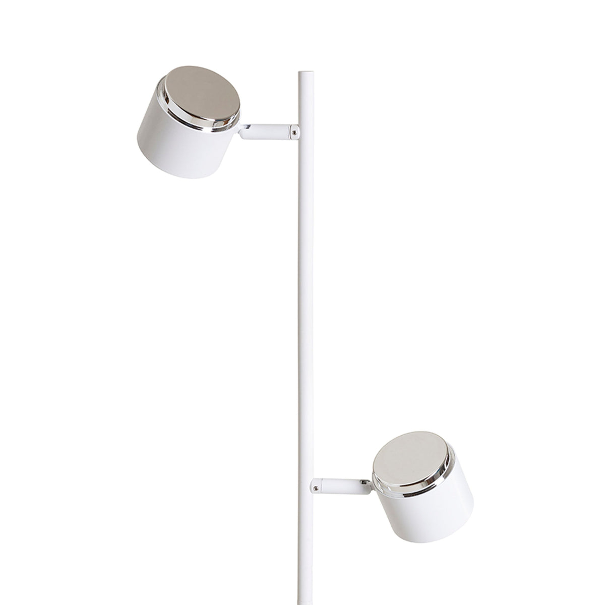 RENDL floor lamp NOVA II floor white chrome/frosted acrylic 230V LED 2x3.5W 3000K R14276 4