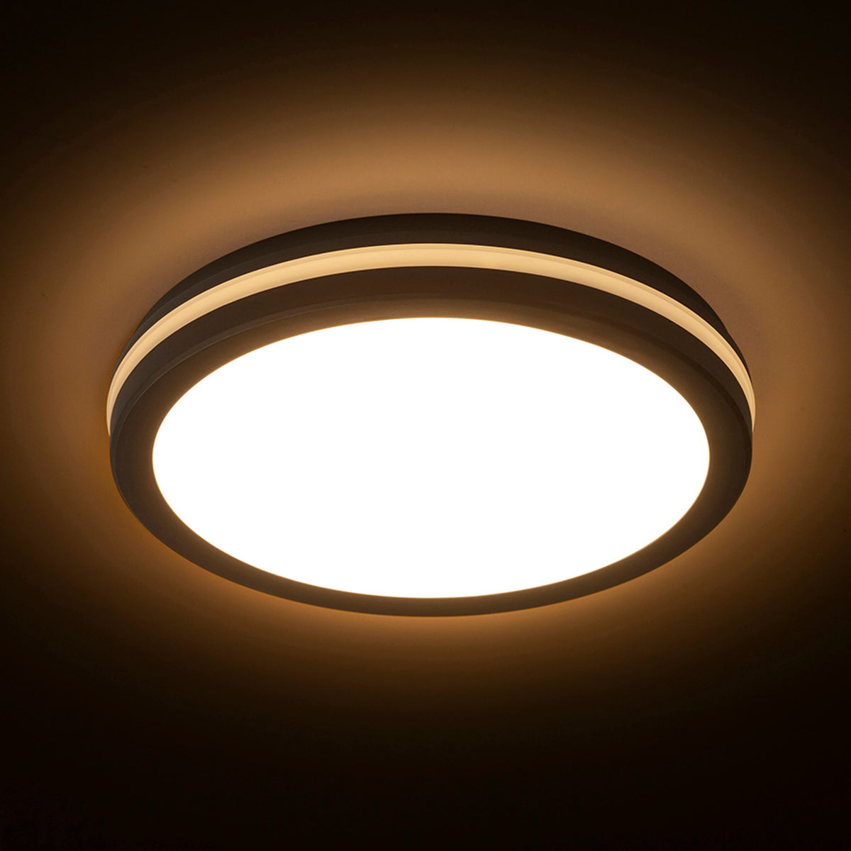 RENDL outdoor lamp SONO 30 surface mounted black plastic 230V LED 30W IP65 3000K 4000K 6000K R14298 4
