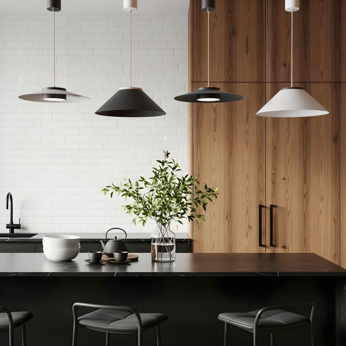 RENDL pendant lamp SFERA 36/12 shade black metal  R14338 2