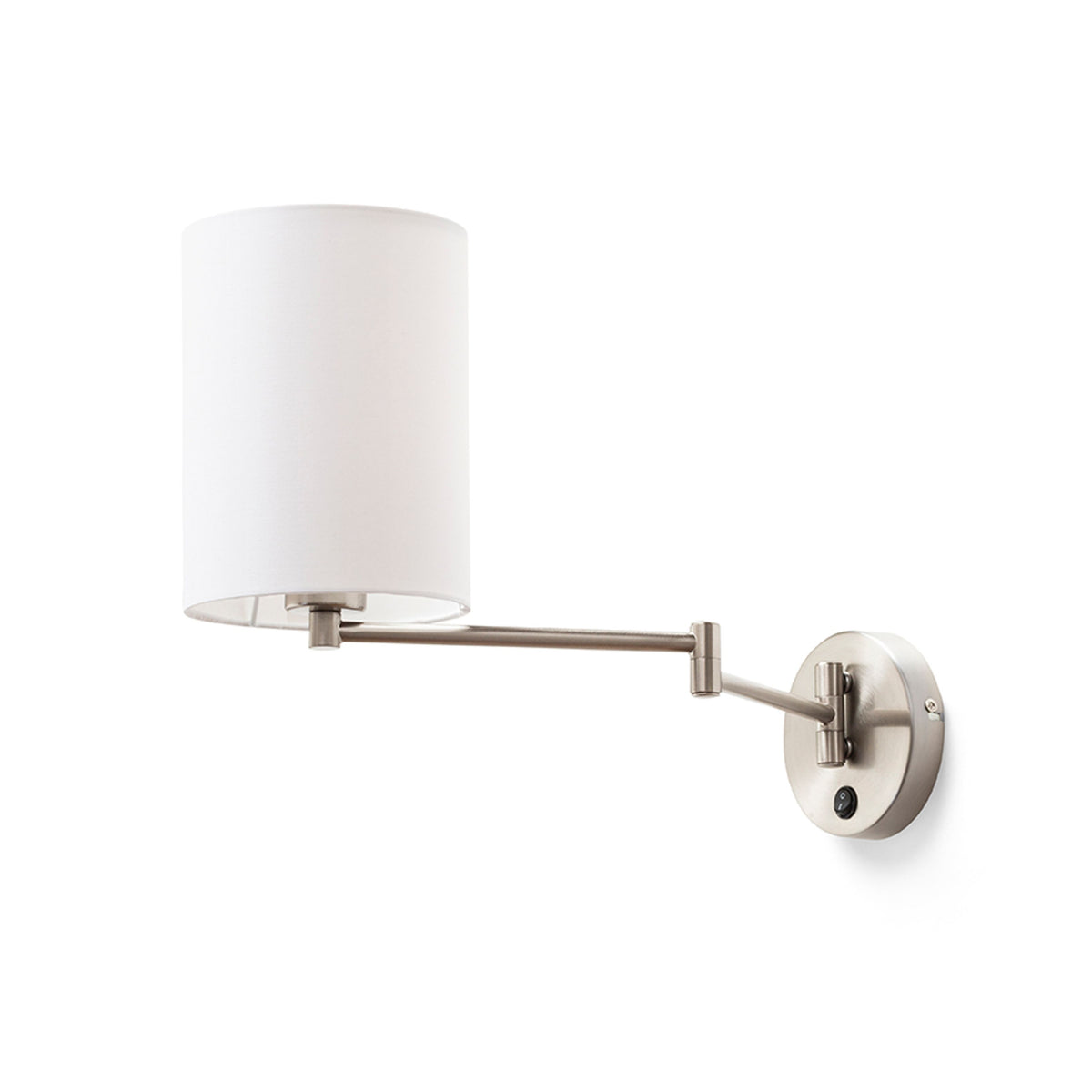 RENDL shades, shade bases, pendent sets AVENIDA wall base  matt nickel 230V LED E27 11W R14376 5