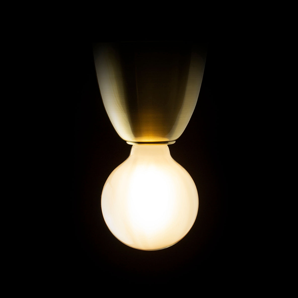 RENDL surface mounted lamp REACH ceiling brushed brass 230V LED E27 11W R14385 4