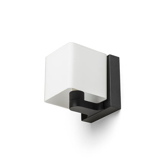RENDL wall lamp PHILLY wall black opal-colored glass 230V LED G9 7W R14389 1
