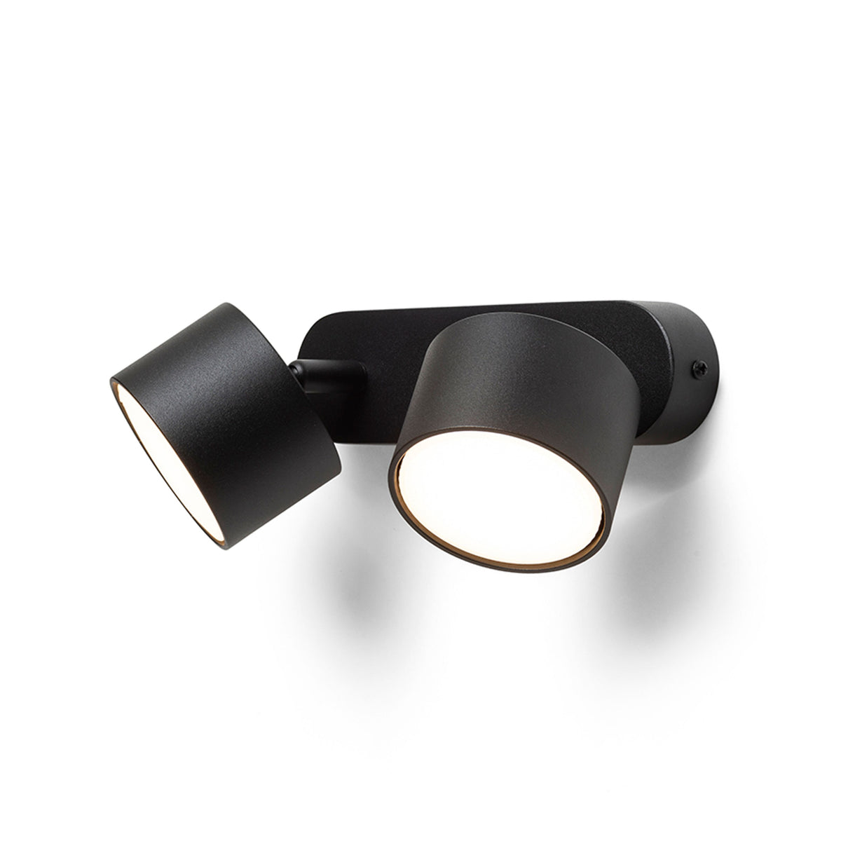 RENDL spotlight PIXEL II surface mounted black 230V LED GX53 2x7W R14405 7
