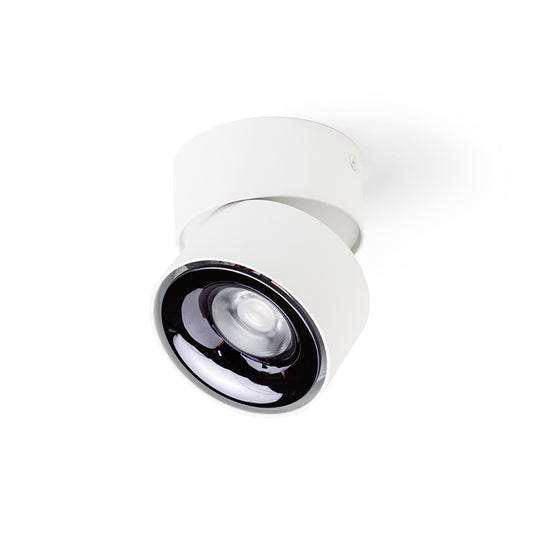 RENDL surface mounted lamp ALBANO surface mounted white black chrome 230V LED 5W  3000K R14425 1