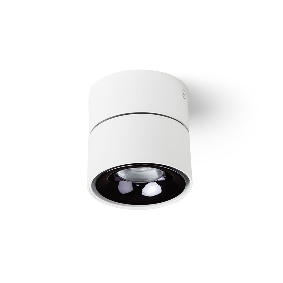 RENDL surface mounted lamp ALBANO surface mounted white black chrome 230V LED 5W  3000K R14425 6