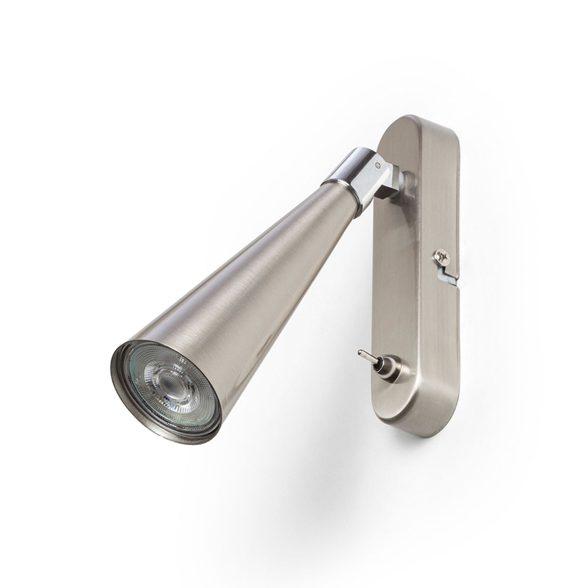 RENDL spotlight ALEXIS wall matt nickel 230V LED GU10 5W R14466 5