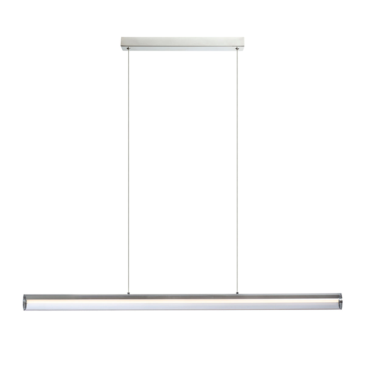 RENDL pendant lamp RIVIER LED I pendant chrome/clear acrylic 230V LED 24W 3000K R14493 2