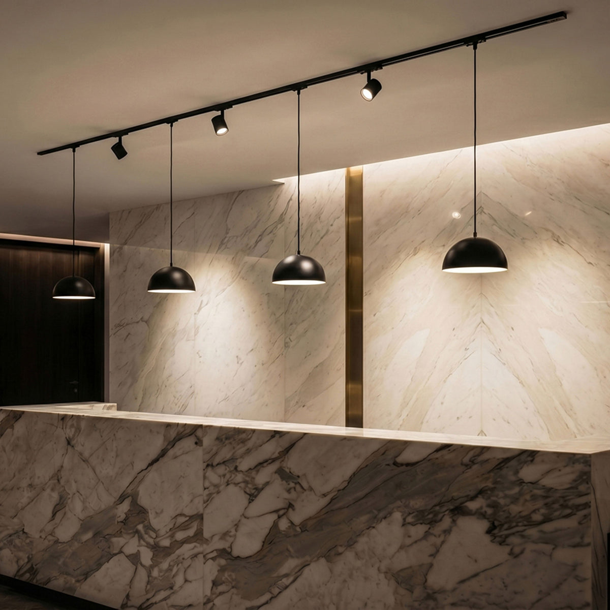 RENDL 1-circuit track system GLADYS 30 for 1-circuit tracks black/white 230V LED E27 15W R14504 2