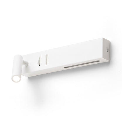 RENDL spotlight ODEON wall with backlighting white  230V LED 8+3W 30°  3000K R14523 13