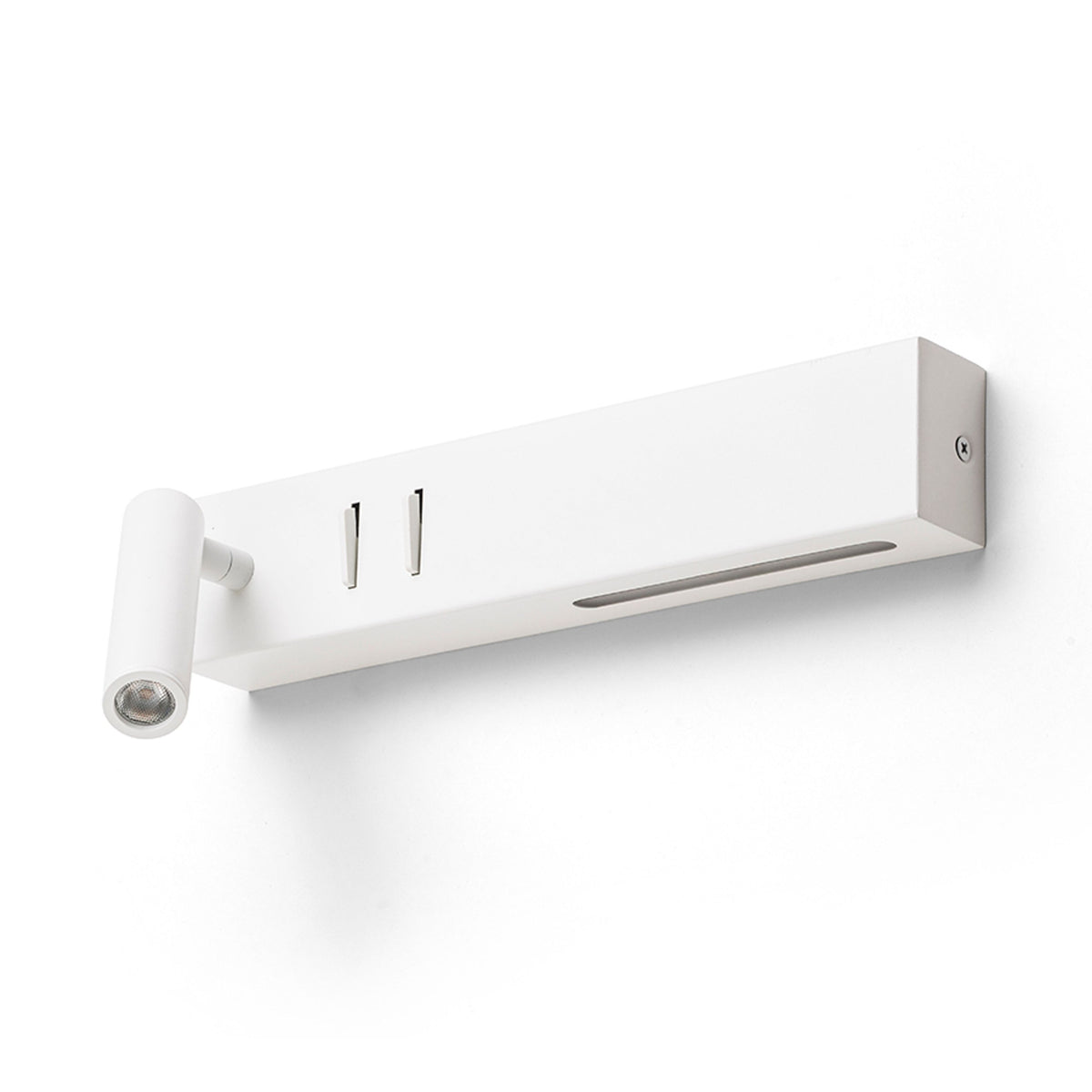 RENDL spotlight ODEON wall with backlighting white  230V LED 8+3W 30°  3000K R14523 15