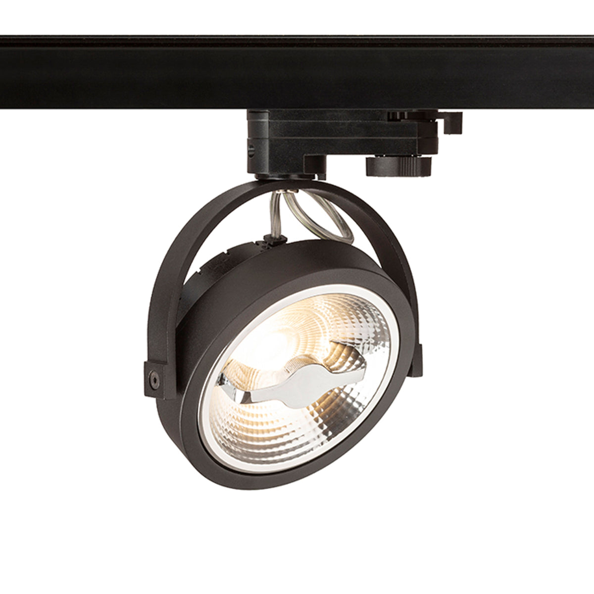 RENDL 3-circuit track system KELLY LED for 3-circuit tracks black  230V LED 12W 24°  3000K R14547 1