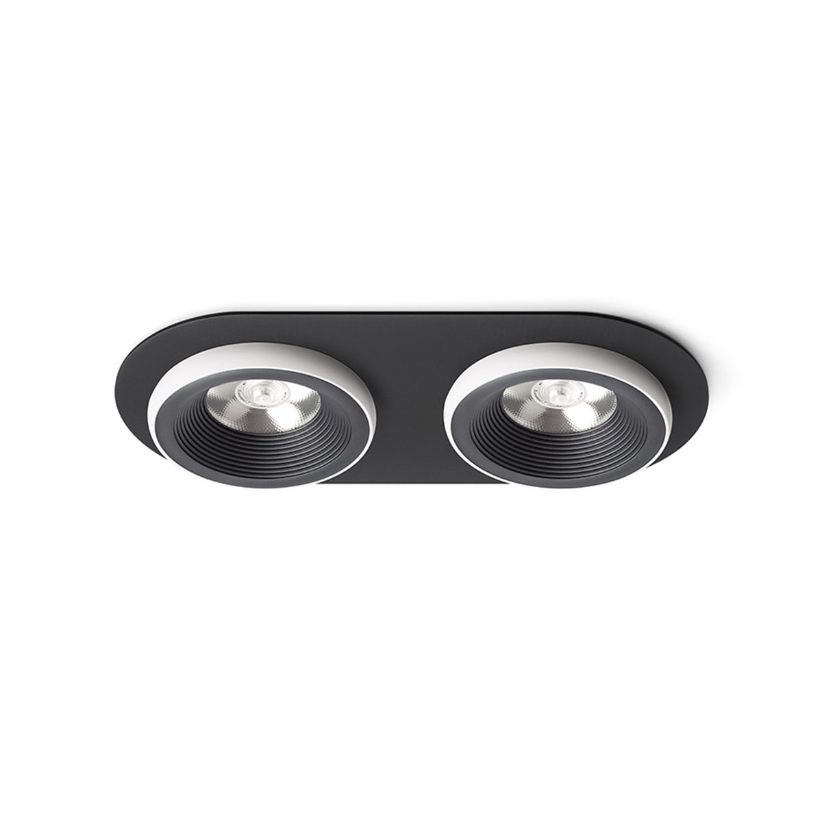 RENDL recessed light SHARM R II recessed black/white 230V LED 2x10W 24° 3000K R14573 1
