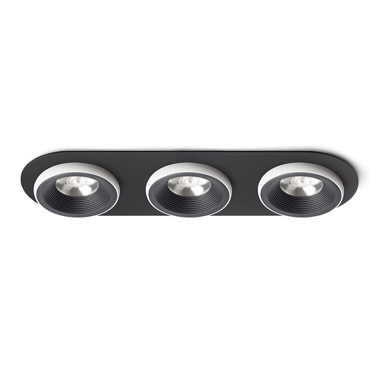 RENDL recessed light SHARM R III recessed black/white 230V LED 3x10W 24° 3000K R14577 1