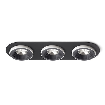 RENDL recessed light SHARM R III recessed black/white 230V LED 3x10W 24° 3000K R14577 1